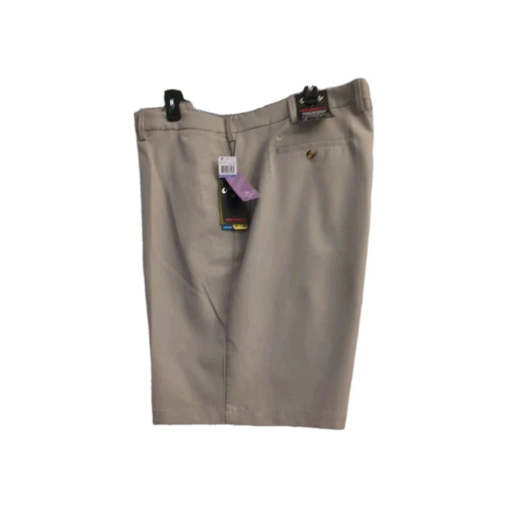 NWT Callaway Pro Spin 3.0 Men's Golf Short 48B Plaza Taupe UPF 50 Active WB Flex
